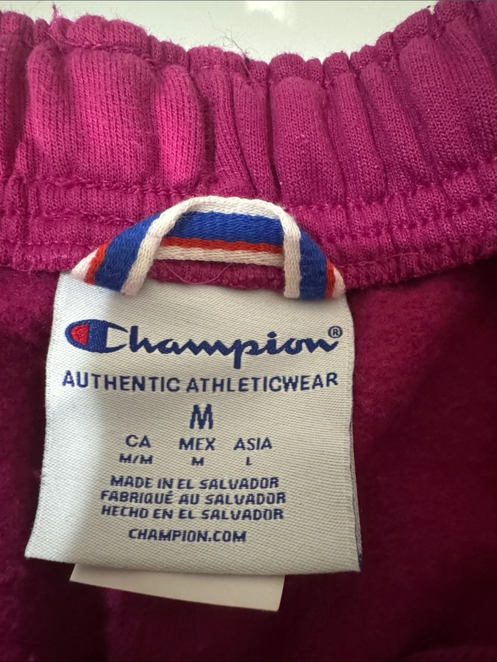 Champion Men's Bright Magenta Athletic Shorts